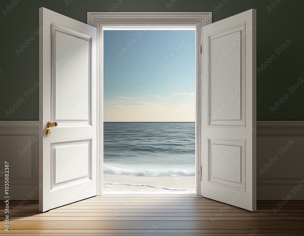 open white door frame minimalist open white door frame minimalist
