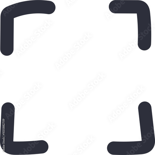 Simple icon of location with hand drawn line. Symbol of control devices at home. Network and Internet of things sign