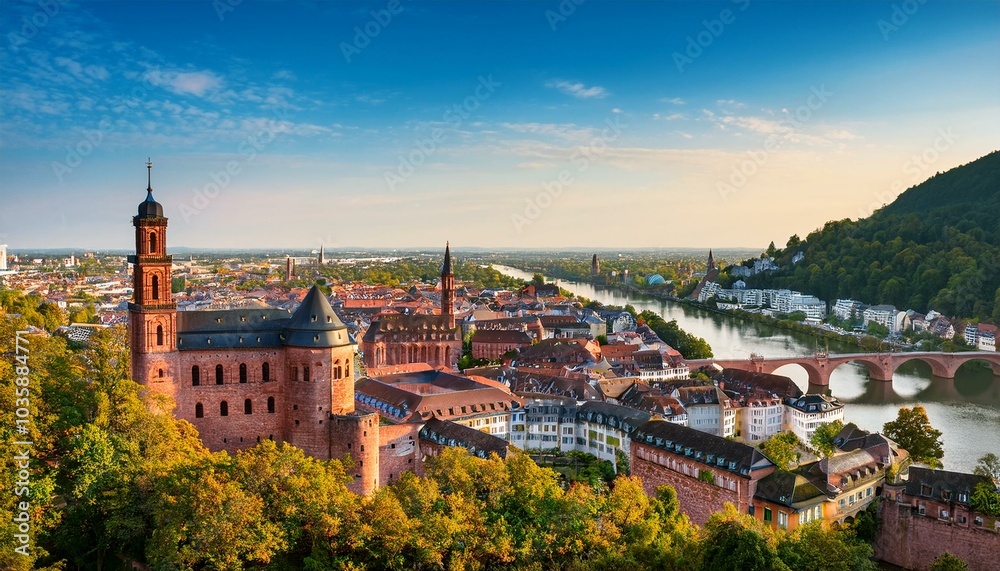 Naklejka premium view of heidelberg
