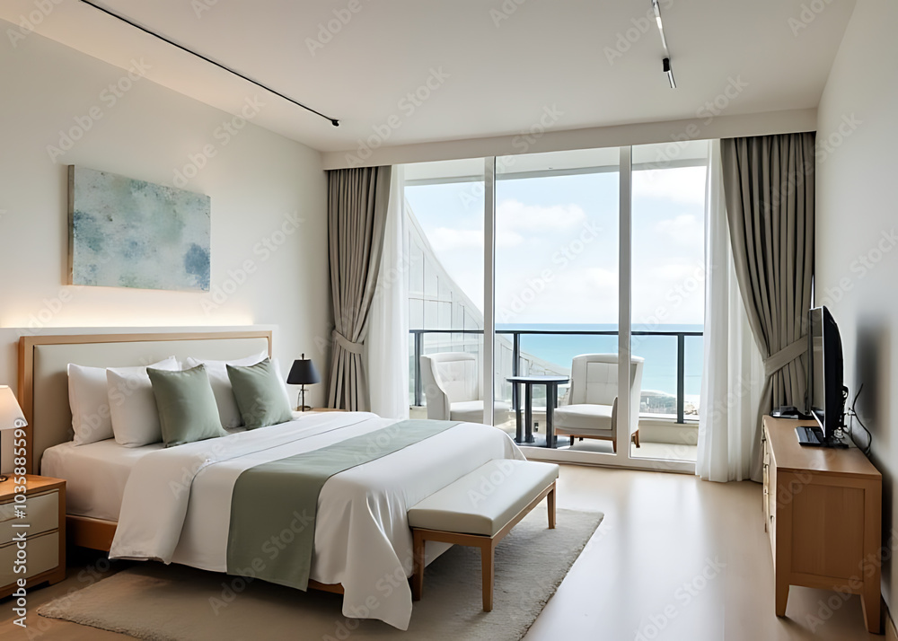 Elegant studio with ocean view and beach background available for rent nearby. Elegant studio with ocean view and beach background available for rent nearby.