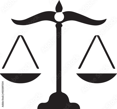 classic complex masterpiece monotone black logo logo of a scales of justice for a lawyer whit a olive leaft crown , on a white background