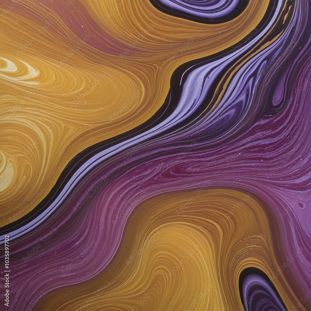 Iridescent Liquid Surface Iridescent Liquid Surface