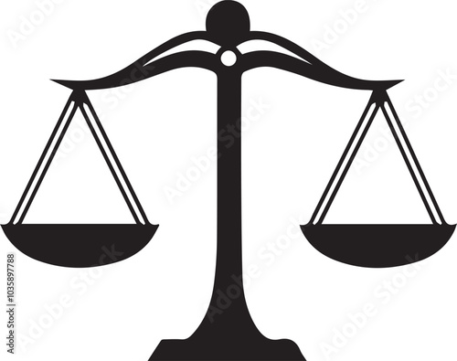 classic complex masterpiece monotone black logo logo of a scales of justice for a lawyer whit a olive leaft crown , on a white background