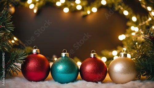 christmas holiday background, illumination and decoration concept