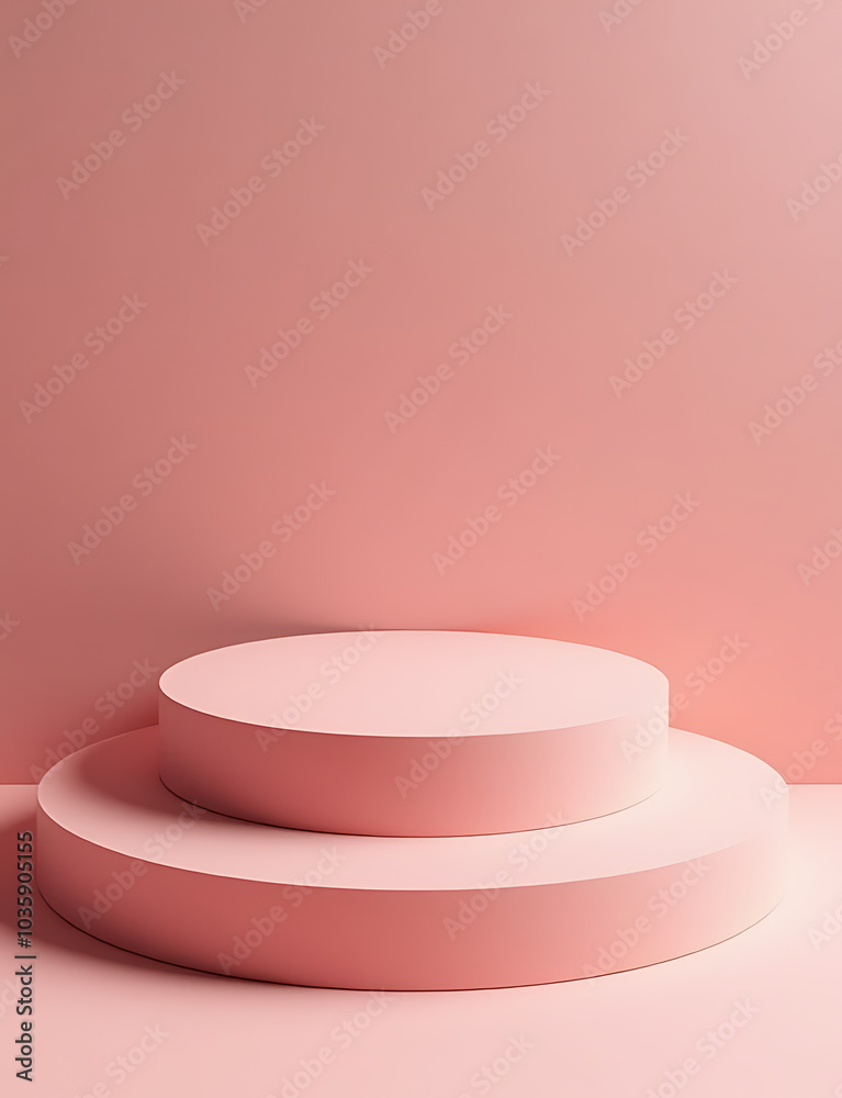 Pink wood podium for product display and minimalist presentation purposes effectively showcases innovative designs. Pink wood podium for product display and minimalist presentation purposes effectively showcases innovative designs.