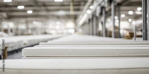 Efficient production line dedicated to mattress fabrication.