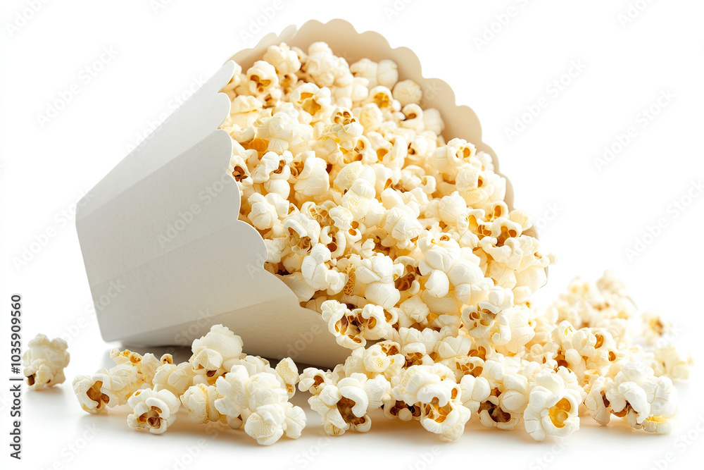 Box of Popcorn Mockup, high-end and customizable with realistic high-resolution rendering, ideal for branding, packaging design, and snack presentations, AI Generative Box of Popcorn Mockup, high-end and customizable with realistic high-resolution rendering, ideal for branding, packaging design, and snack presentations, AI Generative