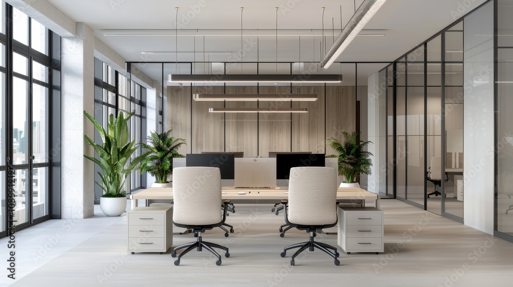 Eco-Friendly Illumination: Energy-Efficient Office Lighting Fixtures Backdrop with Copy Space for Sustainable and Vibrant Overlay Effects Eco-Friendly Illumination: Energy-Efficient Office Lighting Fixtures Backdrop with Copy Space for Sustainable and Vibrant Overlay Effects