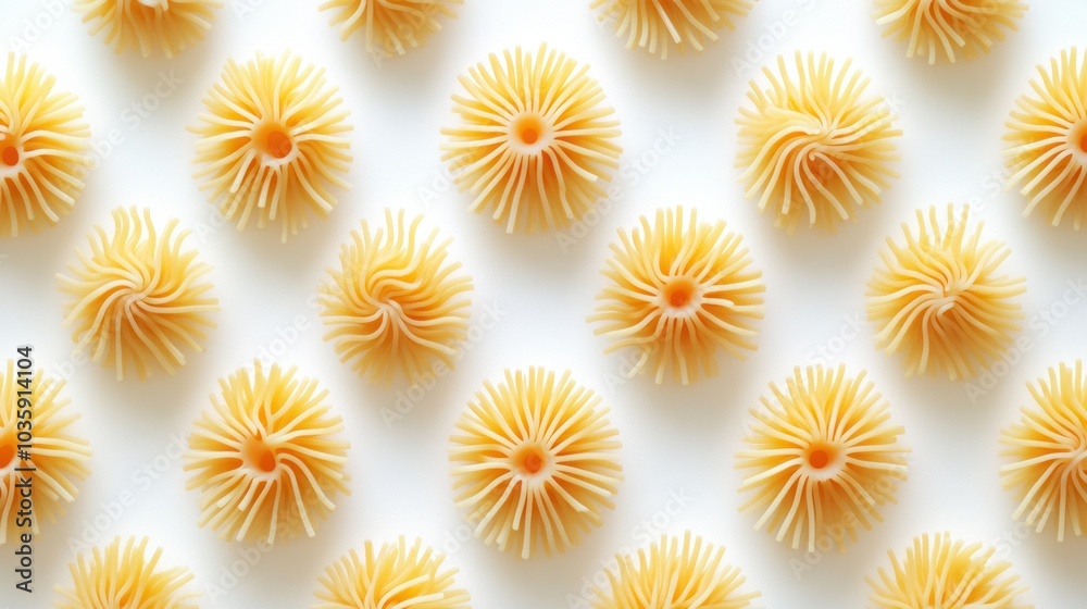 An artistic display of intricate spaghetti formations on a clean white background evokes culinary inspiration and joy An artistic display of intricate spaghetti formations on a clean white background evokes culinary inspiration and joy