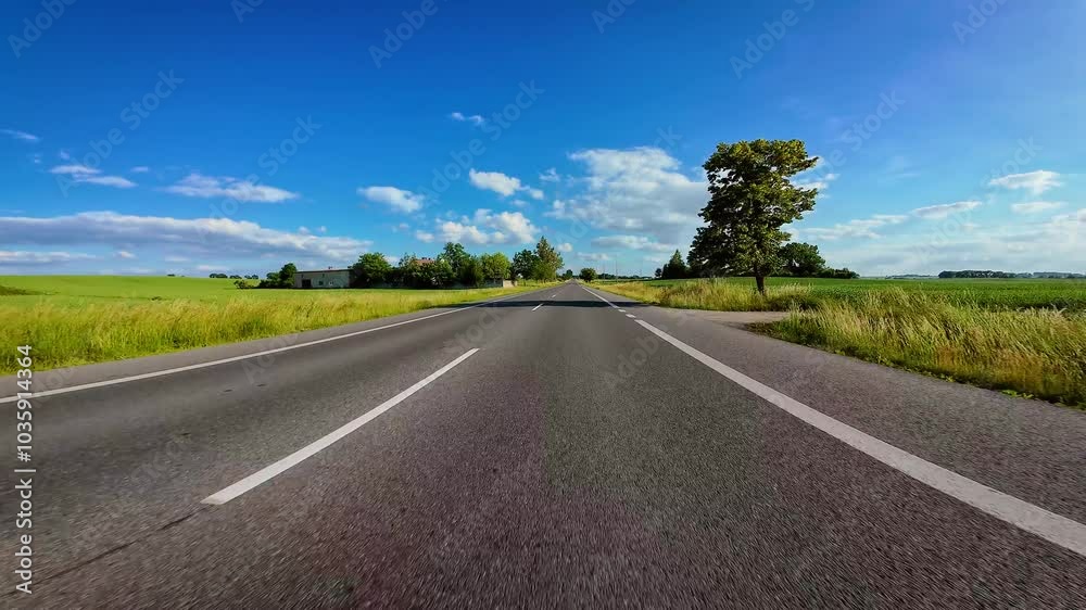 Point of view vehicle scenic driving by road. POV views from front seat during car ride, Active leisure, travel, relaxation, exploration Point of view vehicle scenic driving by road. POV views from front seat during car ride, Active leisure, travel, relaxation, exploration