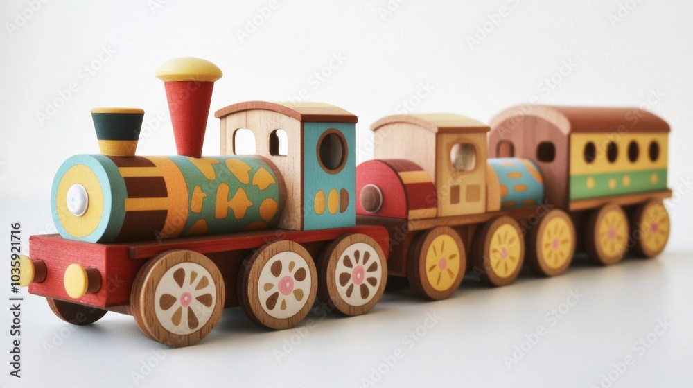 These charming wooden train toys are perfect for little ones.  They're great for baby showers, birthdays, and invitations. You can also use them for cute greeting cards.