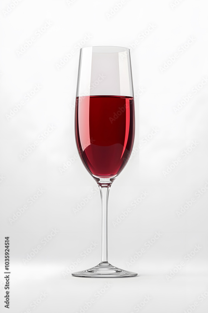 Red wine glass isolated on white background Red wine glass isolated on white background