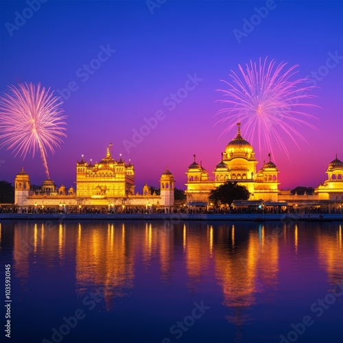 Happy Kartik Purnima Festival Background. Kartik Purnima creative concept.
 photo