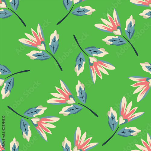 abstract flower patterns in various patterns, motifs, for textures, backgrounds and other digital needs