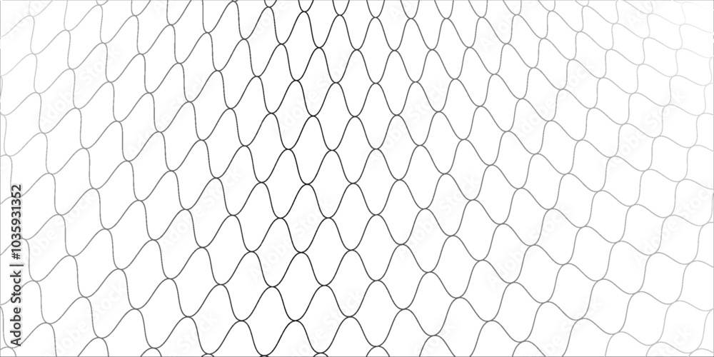 Wavy Lines Op Art Pattern. Abstract Black and White Textured Background.