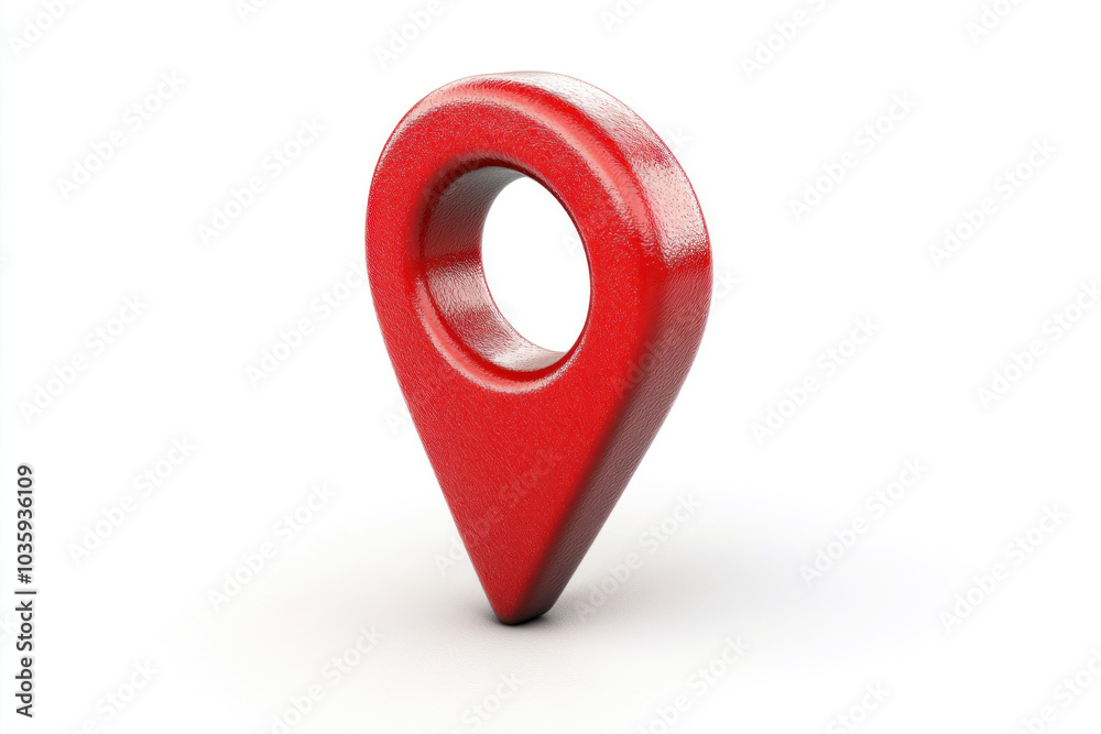 Red pin on white background, striking contrast, minimalistic design. Red pin on white background, striking contrast, minimalistic design.