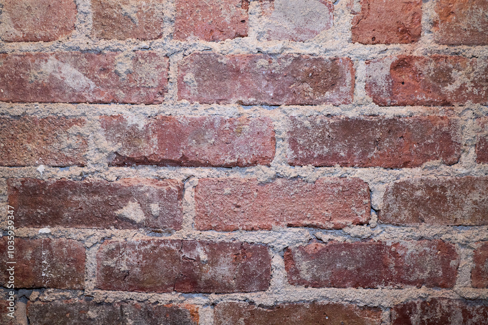 Old brick wall. Aged wall texture photograph. Old brick wall. Aged wall texture photograph.