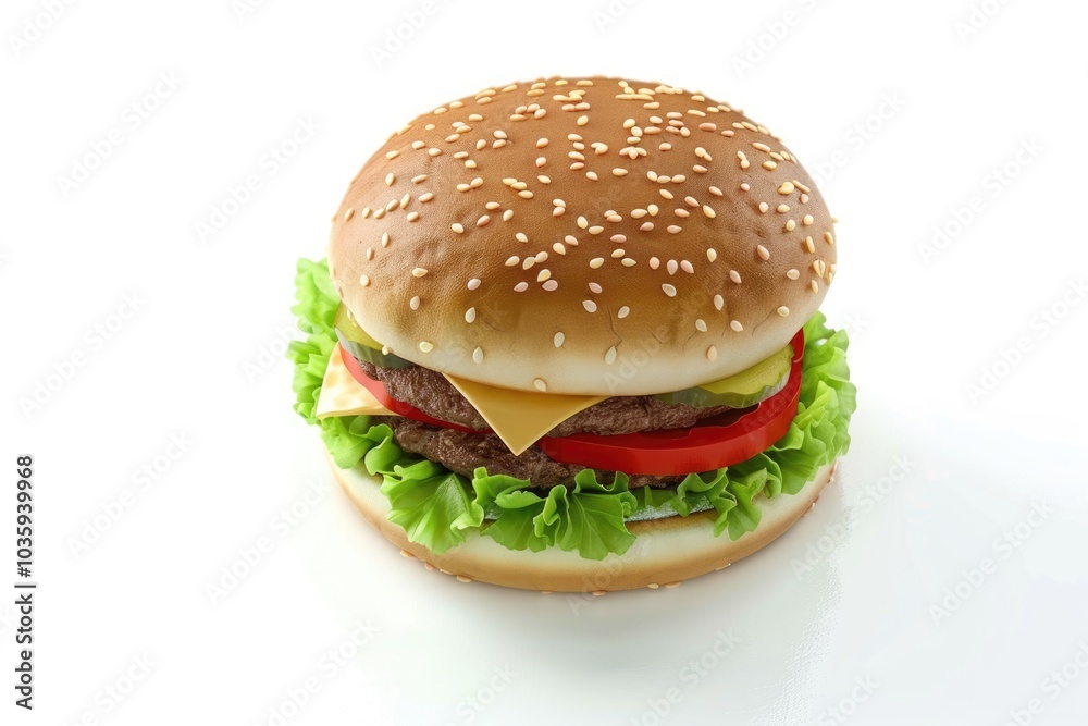 burger Craft burger isolated on white background. Top vew. burger Craft burger isolated on white background. Top vew.