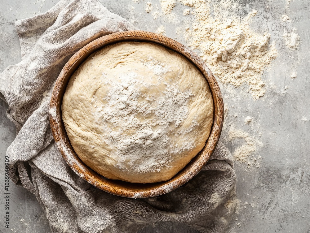 flour on the table flour on the table