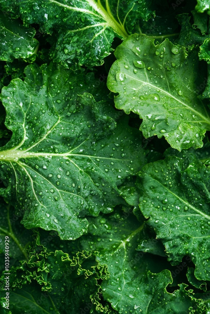 Fresh kale salad leaves background Fresh kale salad leaves background