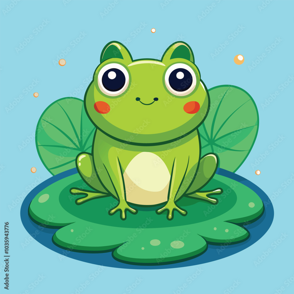a frog wearing a crown sits on a pond with a crown on it a frog wearing a crown sits on a pond with a crown on it