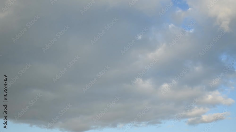 4K video time-lapse, floating clouds in the sky during the day, background or background for editing videos 4K video time-lapse, floating clouds in the sky during the day, background or background for editing videos