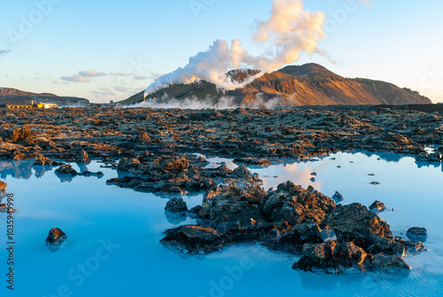 The Blue Lagoon is a geothermal spa located in Iceland and is one of the country's most popular tourist attractions.