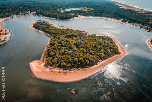 Île du lac d’Albret 3 photo