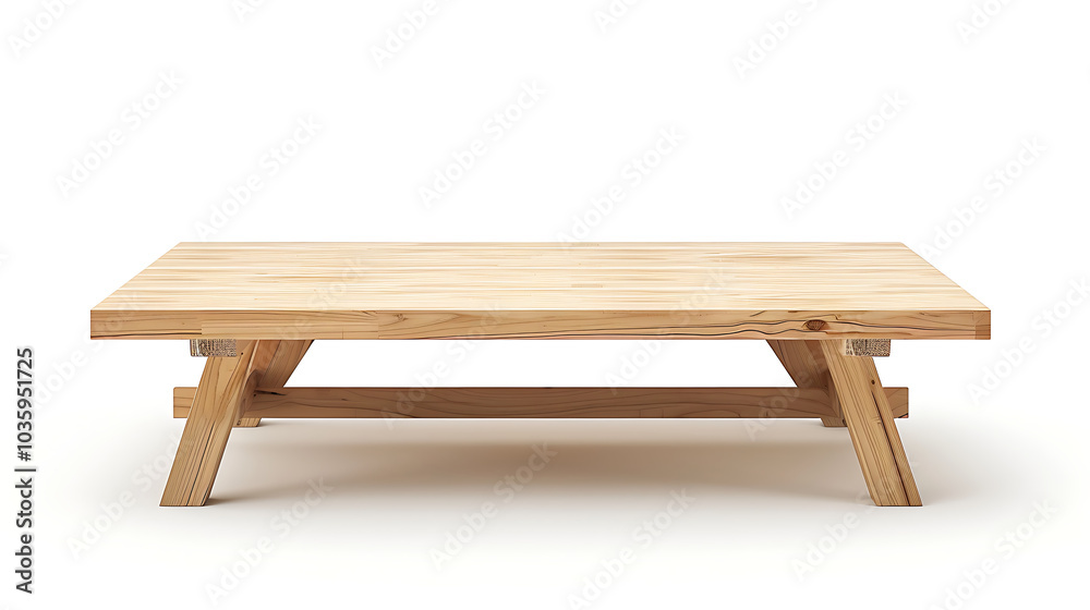Wooden table isolated on a white background. Wooden table isolated on a white background.