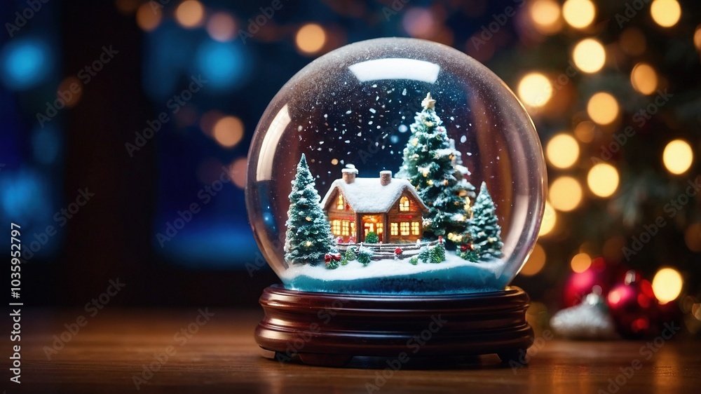 Magical Snowy Christmas Globe - Perfect Holiday Gift Magical Snowy Christmas Globe - Perfect Holiday Gift