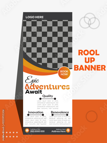 ROOL UP BANNER DESIGN TEMPLATE