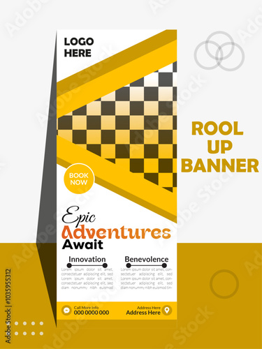 ROOL UP BANNER DESIGN TEMPLATE