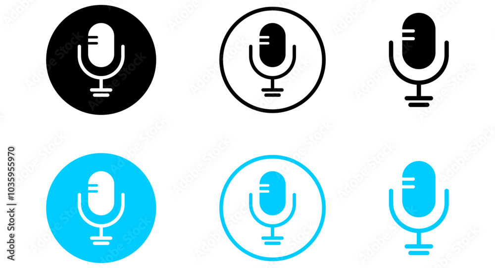 microphone mic icon, voice icon symbol buttons. microphone mic icon, voice icon symbol buttons.