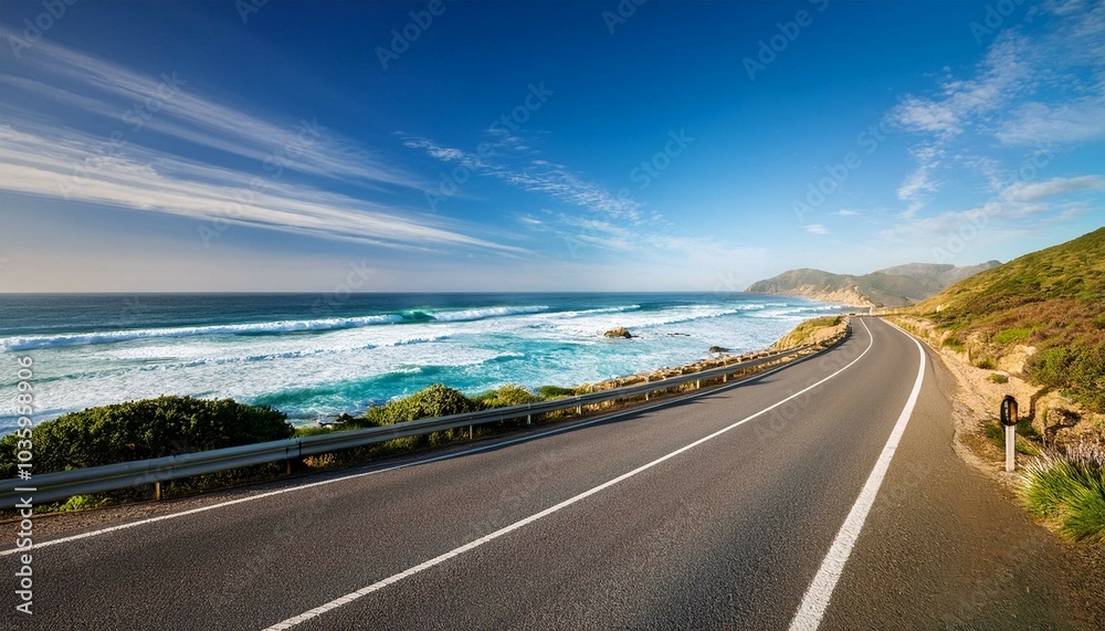 Fototapeta premium road to the sea