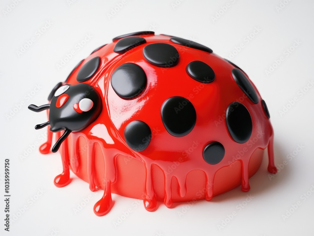 Obraz premium ladybug on white background