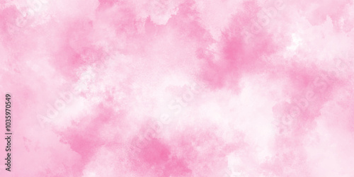 pink watercolor gradient grunge paper texture background, light pink gradient grunge background with clouds, Soft cloudy pink flowing ink grunge watercolor texture.