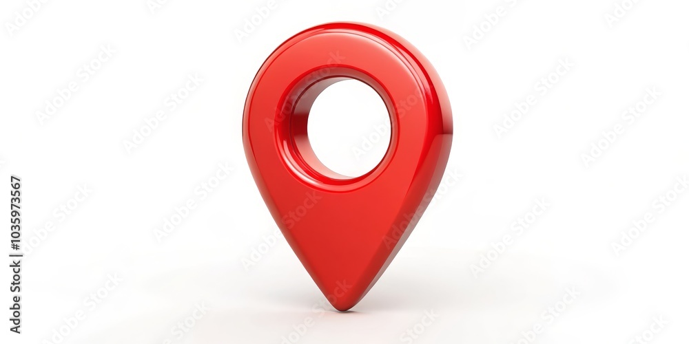 3D Rendered Red Pin Location Marker, 3D Rendering, Location, Pin 3D Rendered Red Pin Location Marker, 3D Rendering, Location, Pin
