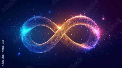 Blue Orange Infinity