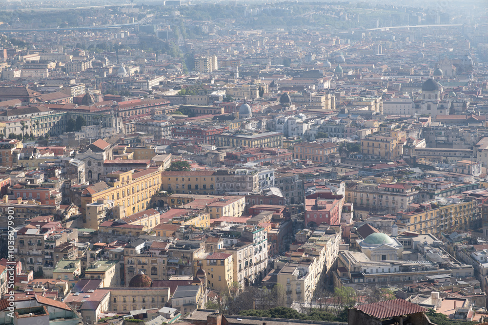 aerial view of the city of Naples aerial view of the city of Naples