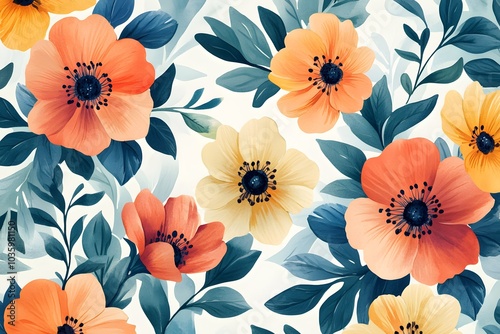 Floral elements collection