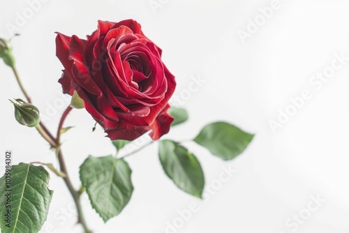 Red rose on white background repeated multiple times.