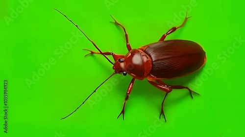 bug on a white background