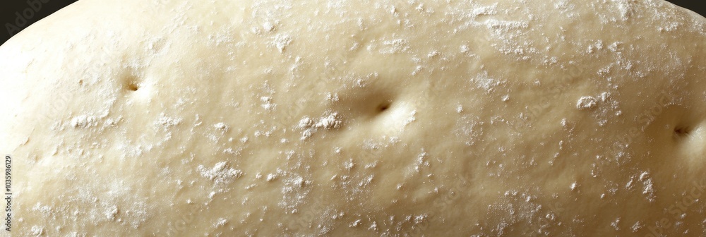 A close-up shot of dough with air pockets, showcasing the texture and detail of the rising process. Perfect for baking and food photography. A close-up shot of dough with air pockets, showcasing the texture and detail of the rising process. Perfect for baking and food photography.