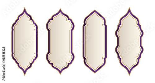 Fairy Tale Arabic Palace Style Border Frame Set