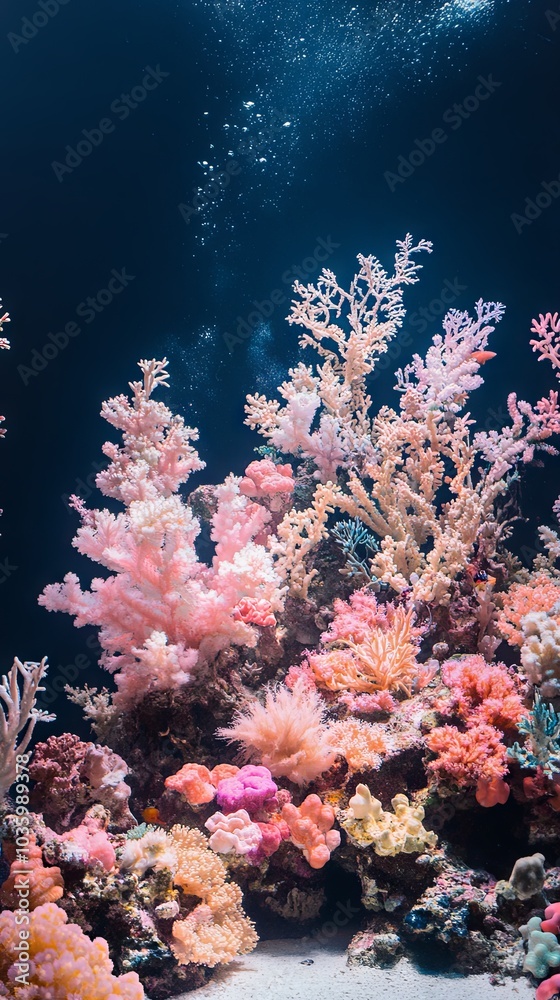 Fototapeta premium Vibrant Coral Reef Underwater Photography