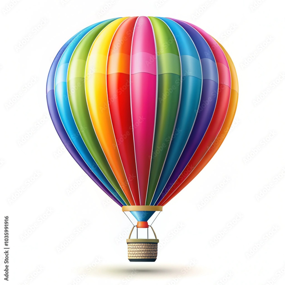 Naklejka premium hot air balloons