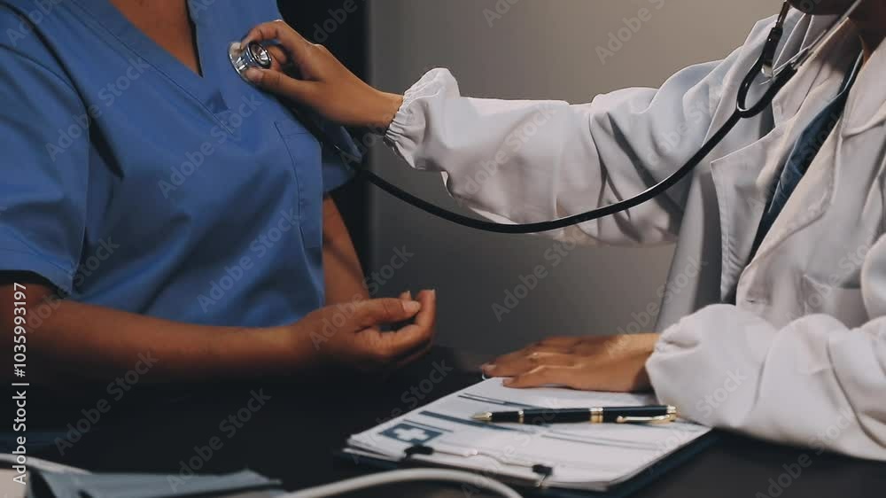Doctor Examining senior elderly Female Patient In Hospital bed patients - medical and healthcare senior concept Doctor Examining senior elderly Female Patient In Hospital bed patients - medical and healthcare senior concept