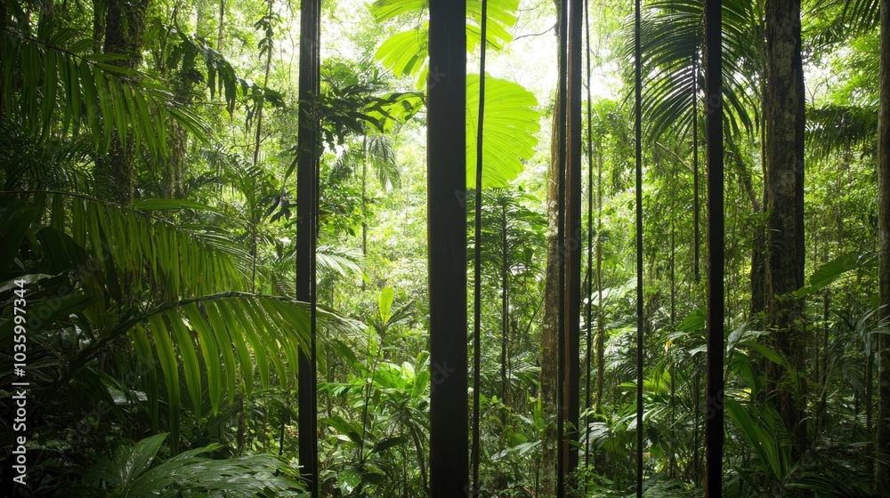 Lush Rainforest Canopy Lush Rainforest Canopy
