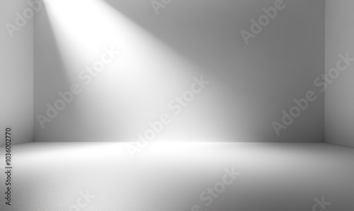 Wallpaper Mural Abstract empty white and gray gradient soft light background of studio room for art work design Torontodigital.ca