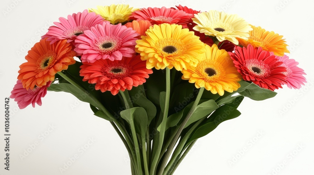 Vibrant Bouquet of Colorful Gerbera Daisies Vibrant Bouquet of Colorful Gerbera Daisies
